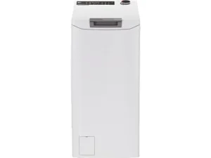 Lavadora carga superior - Hoover THOS2856TM4-S, 8.5 kg, 1200 rpm, +60 Programas, Función Vapor Steam Care PRO, Conectividad WiFi y Bluetooth, Blanco